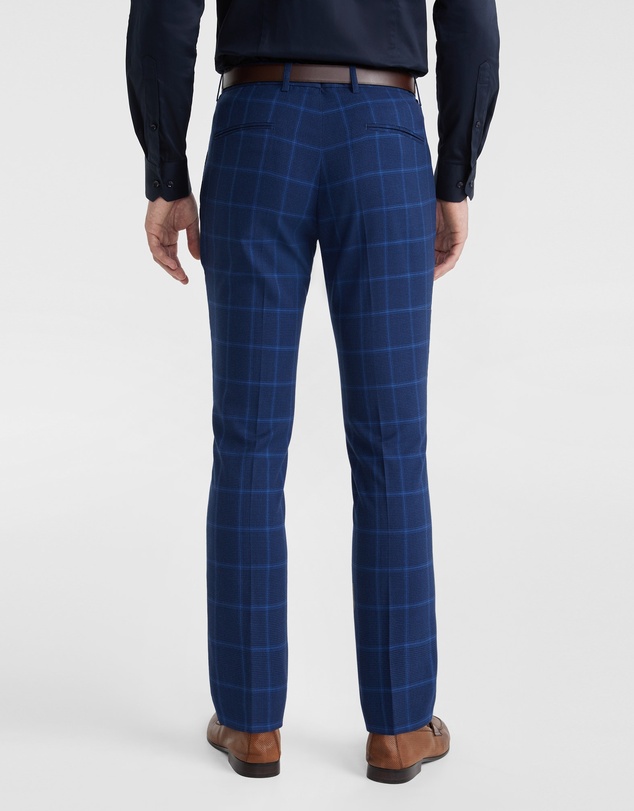 yd. - Wolfe Check Slim Dress Pant