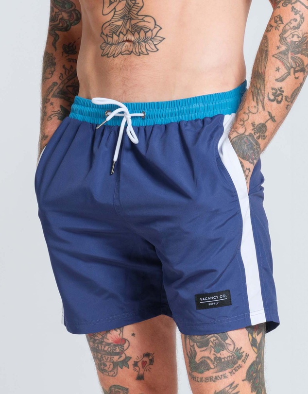 Vacancy Co - Side Stripe Swim Short