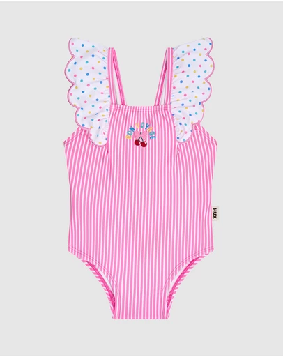 Huxbaby - Bon Voyage Sleeveless Frill Swimsuit - Babies-Teens
