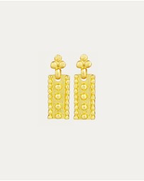 Ottoman Hands - Vida Gold Granulation Stud Earrings