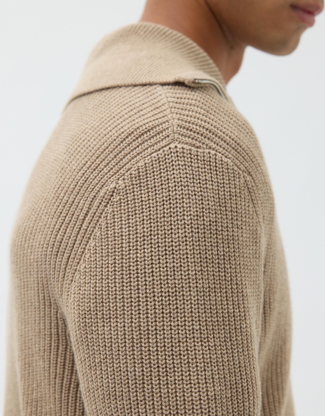 AERE - Wool Blend Quarter Zip