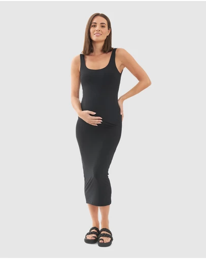 Ripe Maternity - Luxe Knit Contour Dress