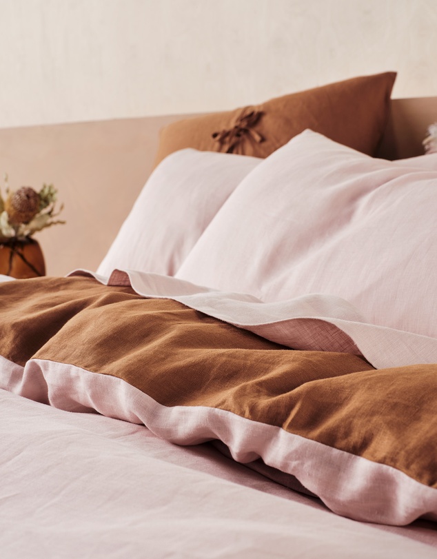 Linen House - Nimes Duet Pure Linen Quilt Cover Set