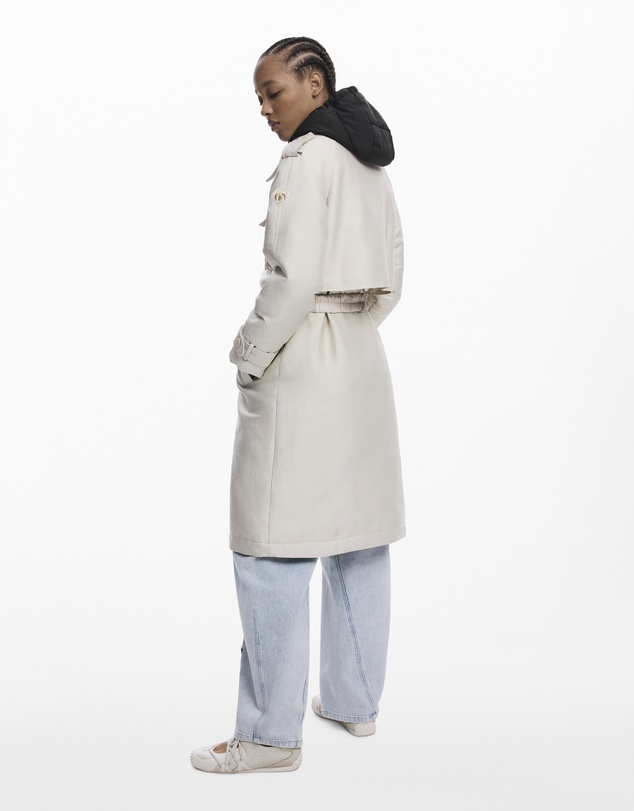 Desigual - Padded Long Overcoat