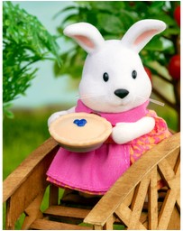Lil Woodzeez - The Hoppingood Rabbits Miniature Animal Figurine Set
