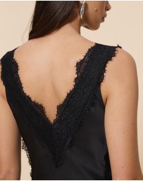 CHANCERY - Lou V-Neck Panel Maxi Dress