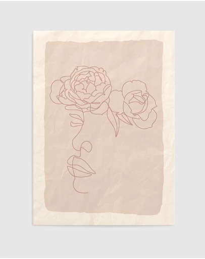 Olive et Oriel - She Blooms II Art Print