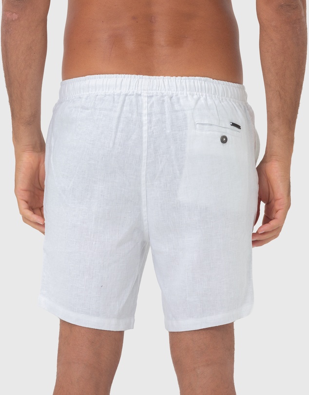 Coast Clothing - Linen Shorts- White