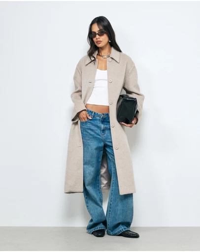 AERE - Cassie Wool Blend Coat