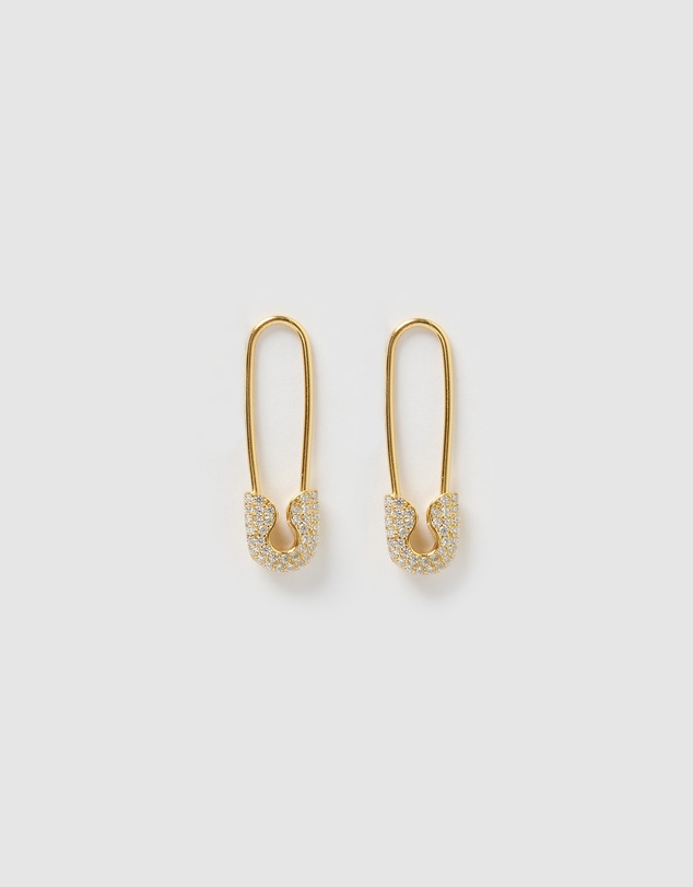 Izoa - Justice Safety Pin Earrings