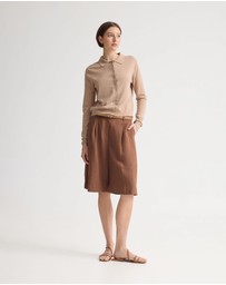 Oxford - Pinky Cashmere Cardigan