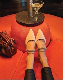Belle & Bloom - On The Go Leather Flat