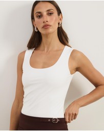 Atmos&Here - Jersey Scoop Neck Tank