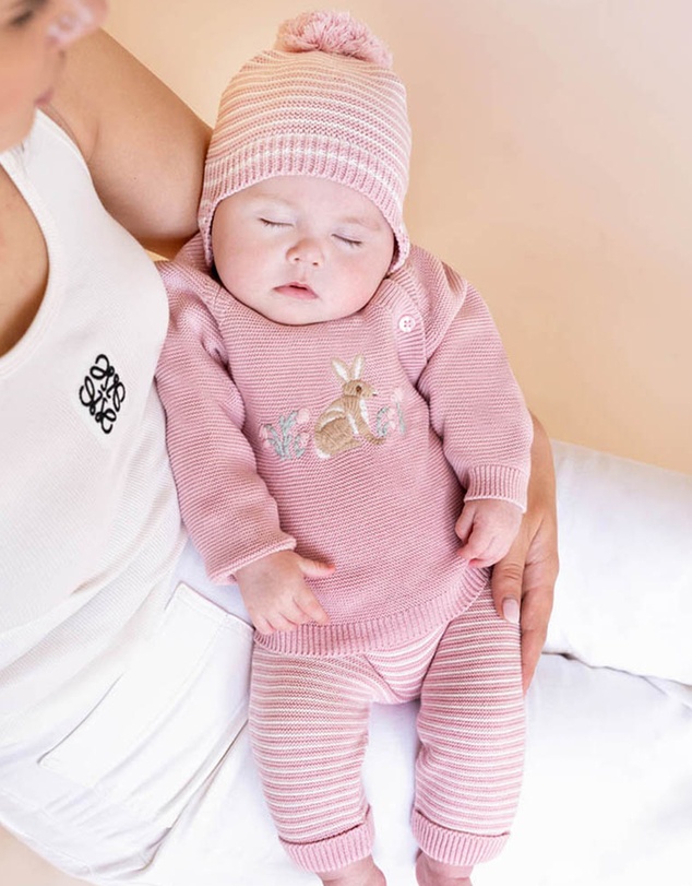 Bebe by Minihaha - Fern Bunny Organic Knitted Jumper - Babies