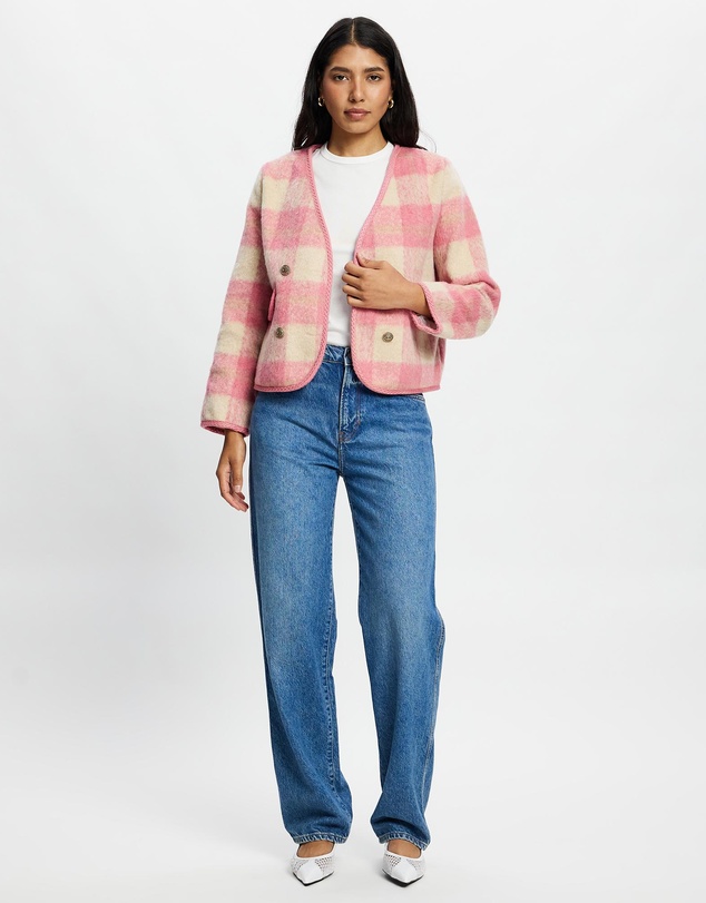 Mossée - Tamia Checkered Jacket