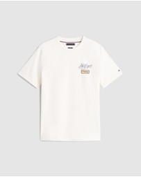 Tommy Hilfiger - Textured Logo Crew Neck T-Shirt
