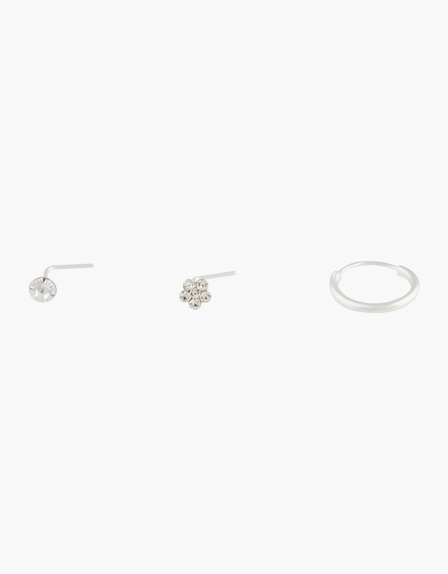 Lovisa - Sterling Silver Bling Nose Pack