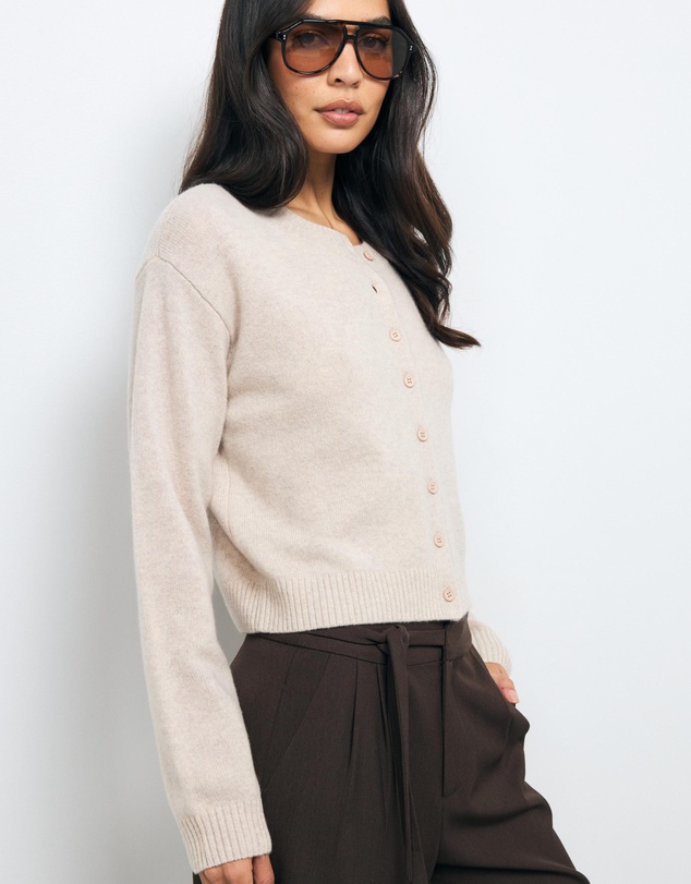 AERE - Sadie Merino Wool Cardigan
