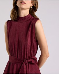 David Lawrence - Wilda Silk Blend Jumpsuit