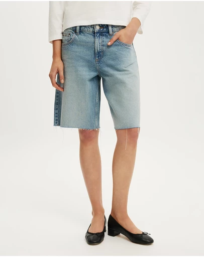 Cotton On - Baggy Denim Short
