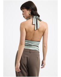 Alice In The Eve - Ava Slinky Plunge Top
