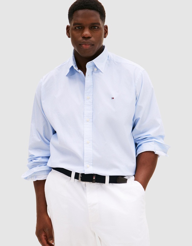Tommy Hilfiger - Poplin Micro Print Shirt