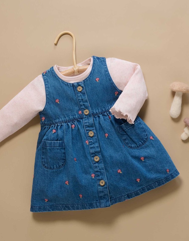 Purebaby - Embroidered Pinnie -Kids-Babies