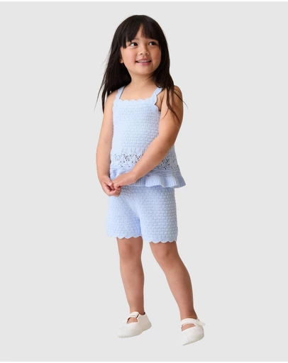 GAP - Summer Crochet Shorts - Babies-Kids
