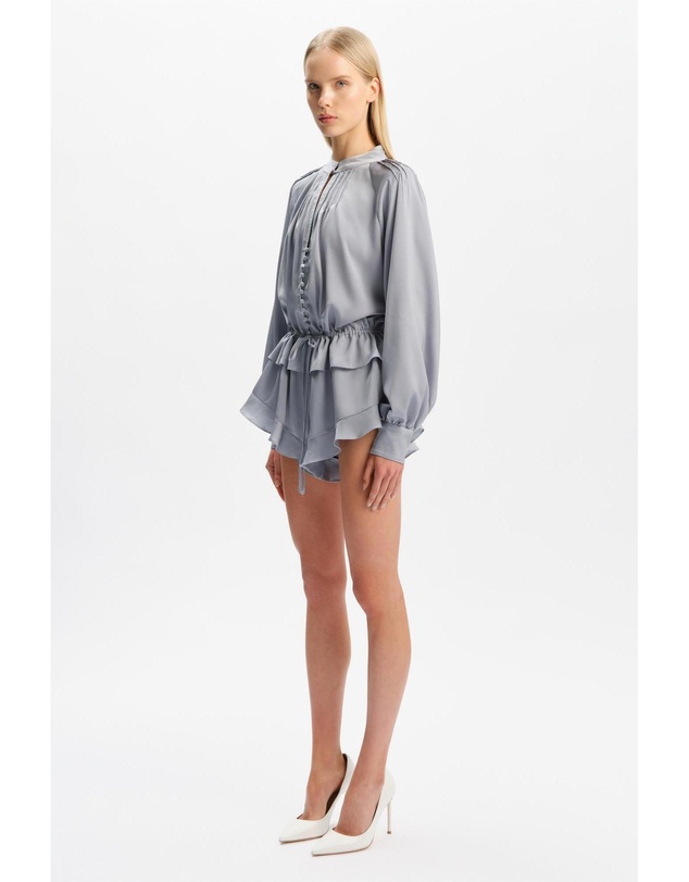 Bardot - Lorelle Frill Detail Playsuit