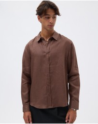 AERE - Euro Resort Linen LS Shirt