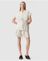 & Other Stories - Raw-Edge Pleated Shorts