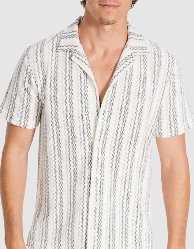 Tarocash - Kairo Stripe Textured Shirt