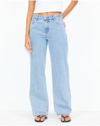 Dazie - Rome Baggy Low Rise Denim Jeans