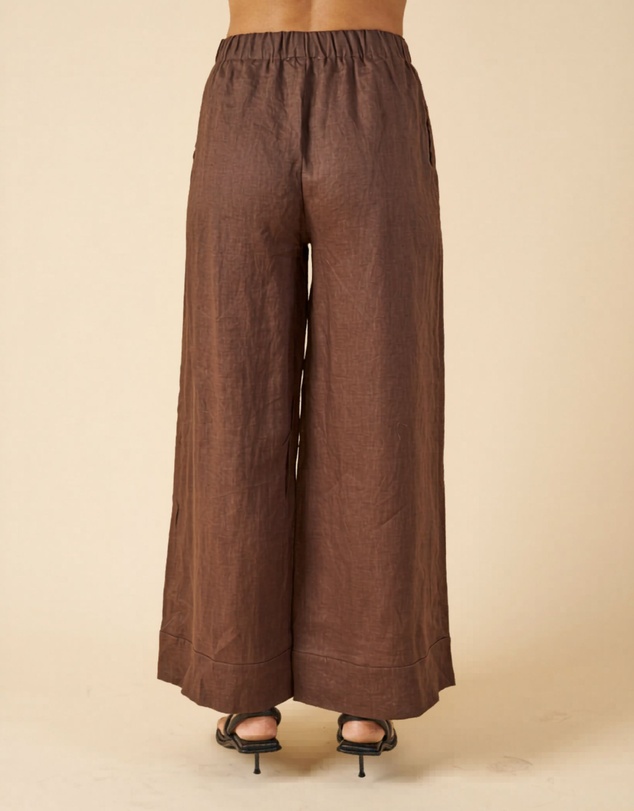CAMIXA - Palazzo Linen Pants