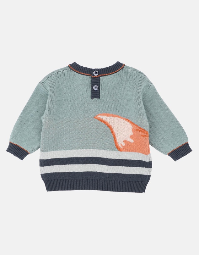 Fox & Finch - Mr Fox in Mittens Knitted Jumper - Babies