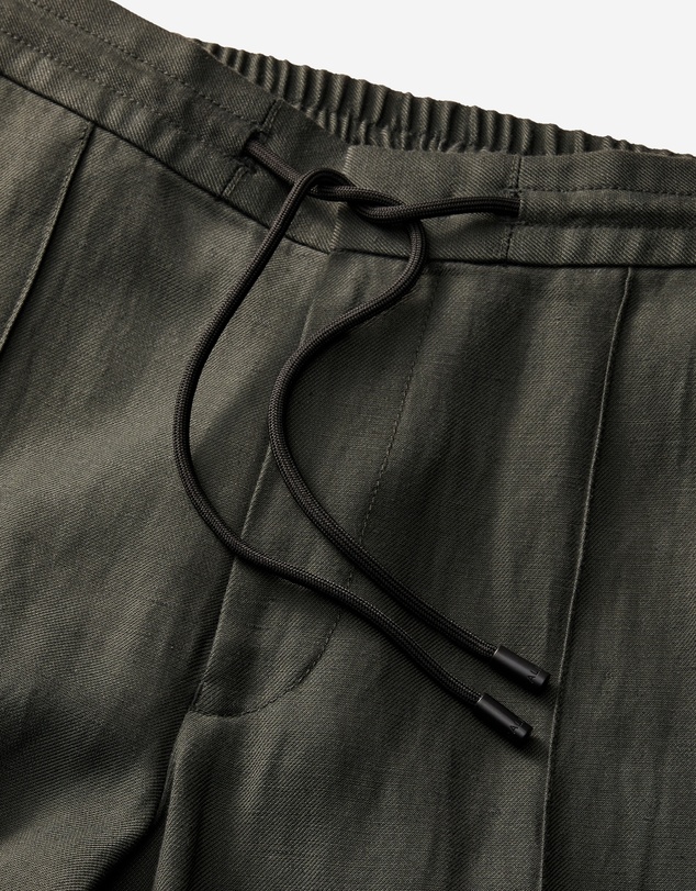 Calibre - Linen Blend Drawstring Pants