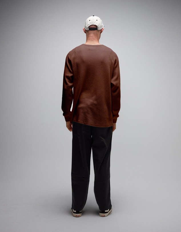 Former - AG RAGLAN WAFFLE // BROWN