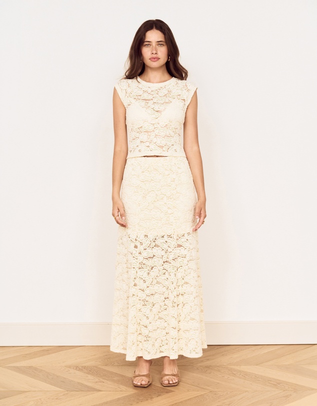 MINKPINK - Ophelia Lace Maxi Skirt
