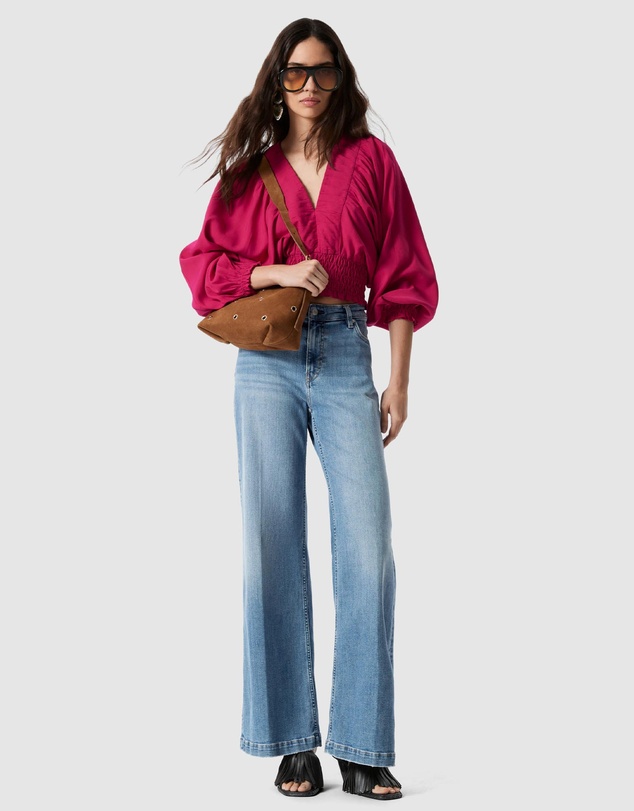 & Other Stories - Smocked Puff-Sleeve Blouse