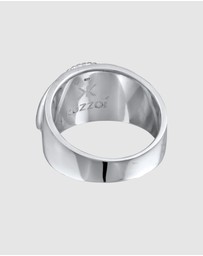 Kuzzoi - ICONIC EXCLUSIVE - Ring Male Signet Onyx 925 Sterling Silver