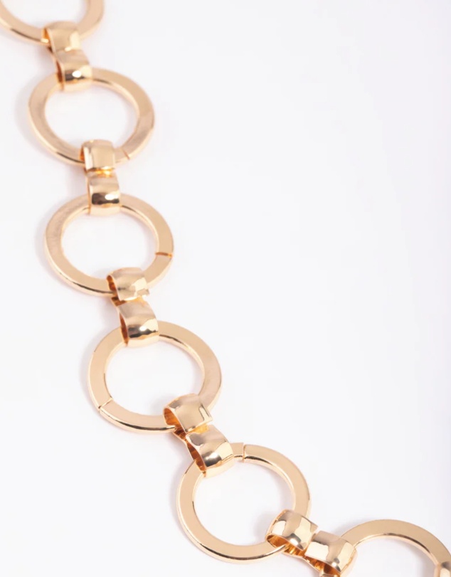 Lovisa - Gold Circular Link Belt