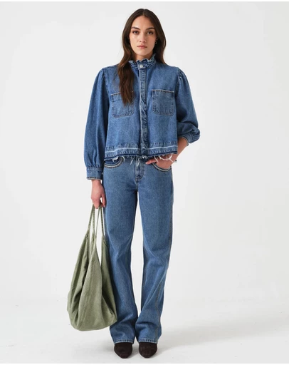 Seventy + Mochi Denim - Ziggy Cropped Jacket