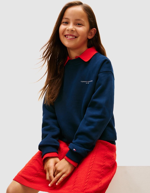 Tommy Hilfiger - Brushed Fleece Logo Sweatshirt - Kids