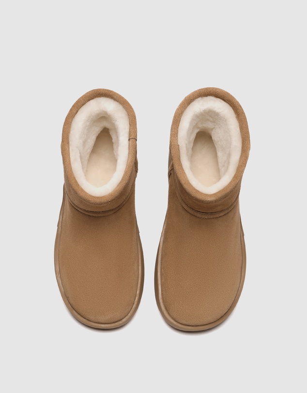 EVERAU - Australian Shepherd Ugg Salma Mini Cow Suede Upper UGG Boots