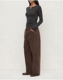 Assembly Label - Nora Merino Wool Henley Top