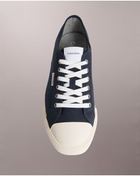 Calvin Klein - Alvaro Cotton Canvas Logo Trainers