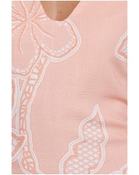 Petal & Pup - Tamika Mini Dress - Peach Floral