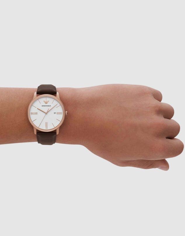 Emporio Armani - Brown Analogue Watch