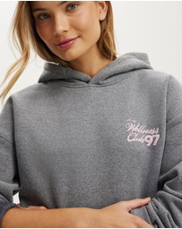 Cotton On Body Active - Plush Premium Graphic Hoodie