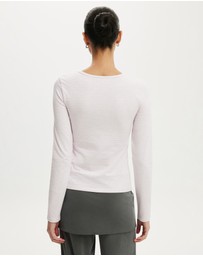 Cotton On - Everyday Smooth Long Sleeve T-Shirt
